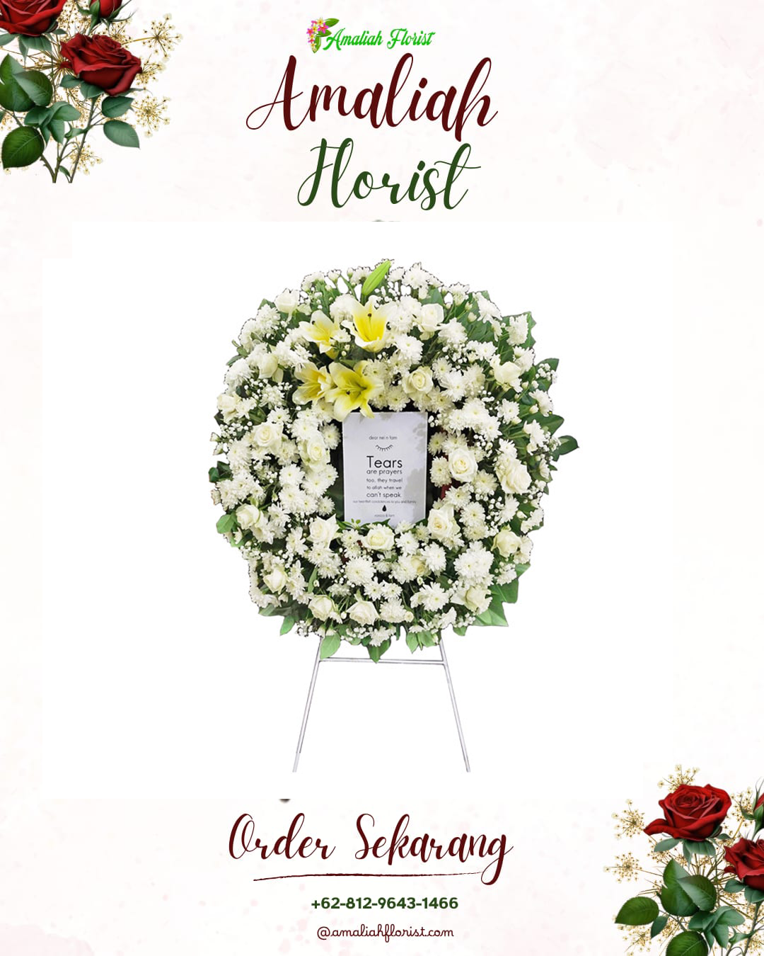 Krans Bunga Duka Pare Pare